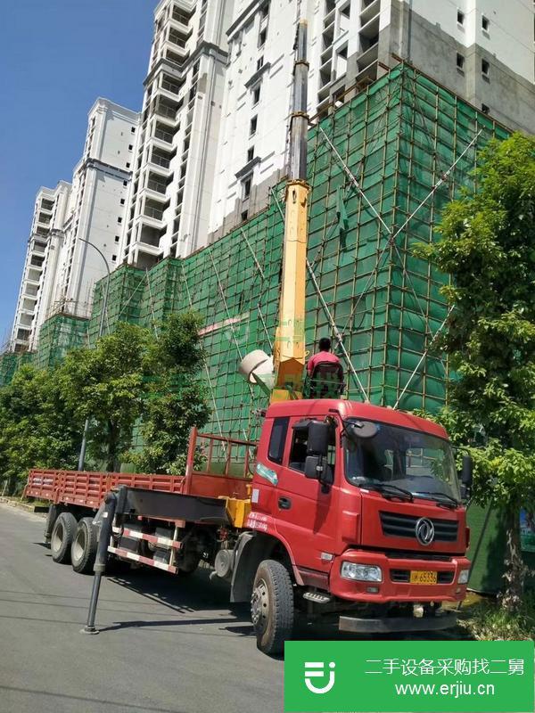 湖南出售二手東風后八輪12噸隨車吊