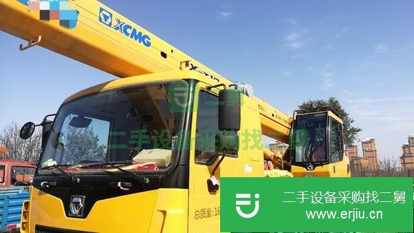 甘肅出售二手徐工吊車12噸四節臂國五
