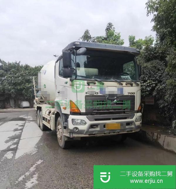 廣西出售二手16年國四廣汽日野700大12方攪拌車