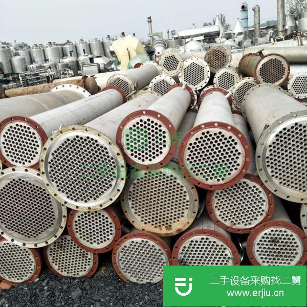 河南出售二手不銹鋼列管冷凝器