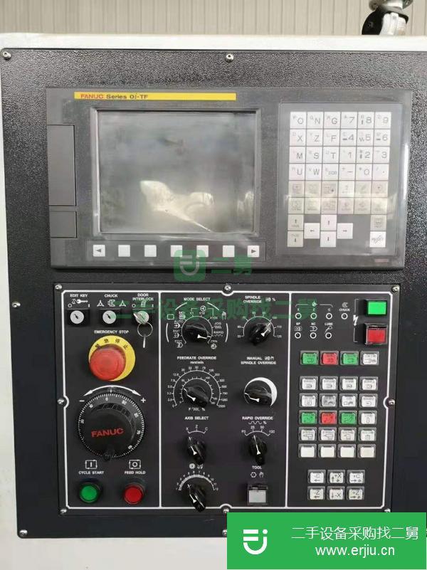 江蘇出售二手凱豐數控斜身車床帶排削機尾座