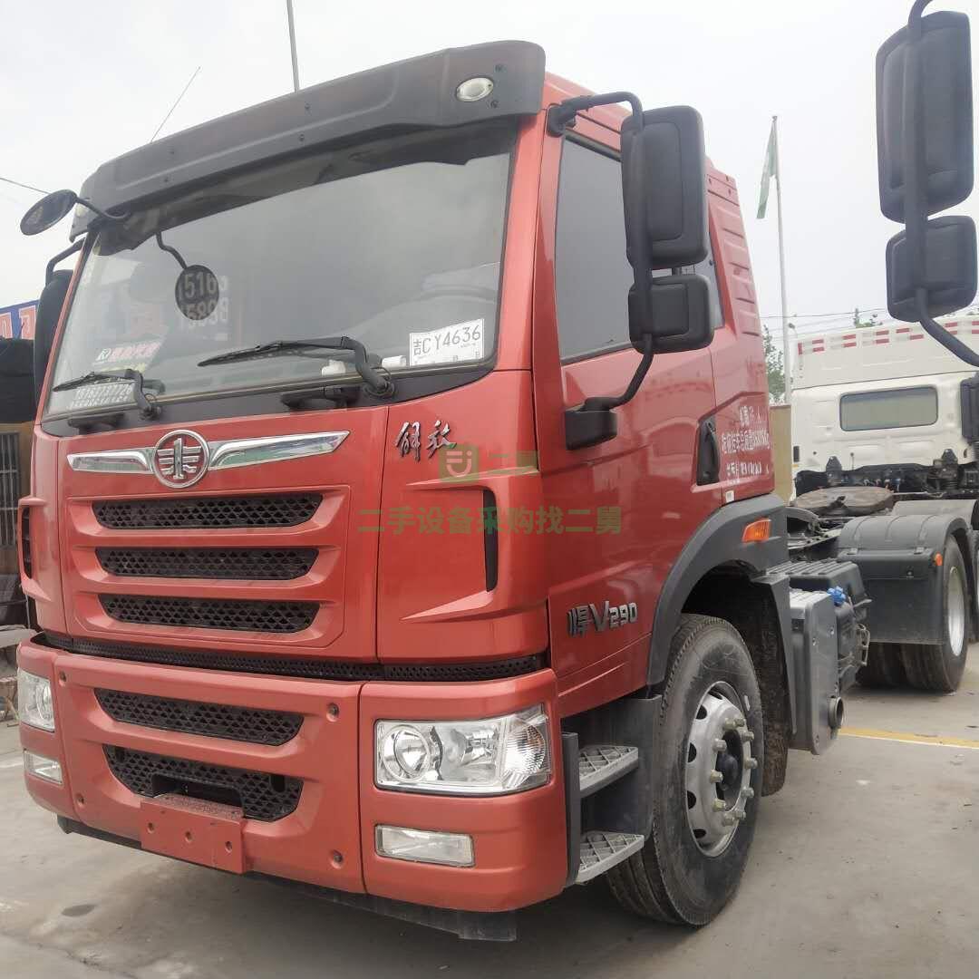 出售二手國五東風天龍牽引車480馬力輕體雙驅
