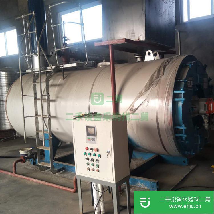山東出售二手2噸燃氣熱水鍋爐