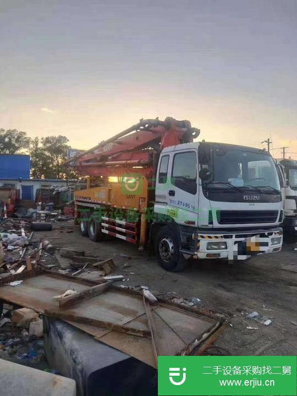 天津出售二手三一精品泵車37米泵車