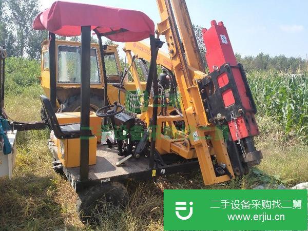 吉林出售二手公路打樁機