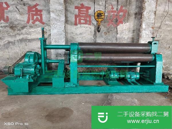 山東出售二手實(shí)心國標(biāo)W11-20*2200對(duì)稱式機(jī)械自動(dòng)卷板機(jī)
