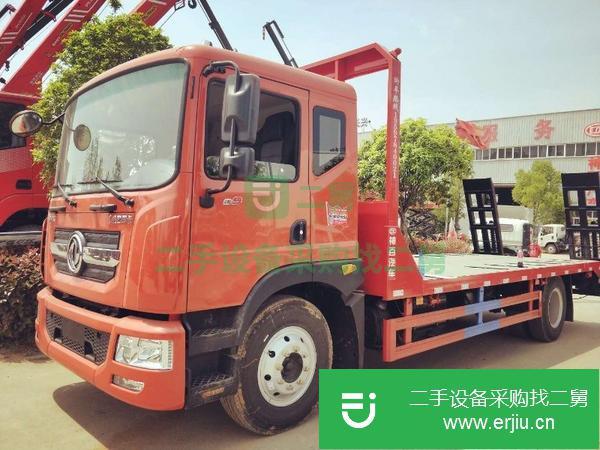 湖北出售東風(fēng)單橋拉挖機(jī)平板運(yùn)輸車(chē)
