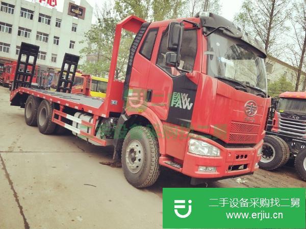 湖北出售二手后八輪解放平板運(yùn)輸車