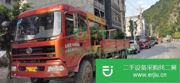 貴州出售二手單橋6.3噸隨車吊