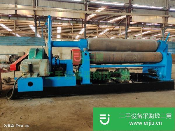 湖北出售二手實心W11-40*3000機械全自動卷板機