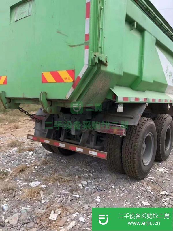 河北出售二手后八輪豪沃自卸車,五米八大箱