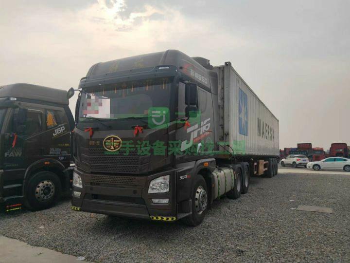 出售19年6月二手牽引車解放JH6智尊版550馬力濰柴國五