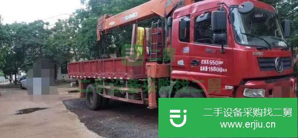 吉林出售二手國五12噸5節臂吊車