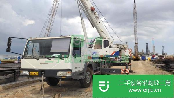 廣東出售二手中聯(lián)25V5汽車吊5節(jié)臂國三