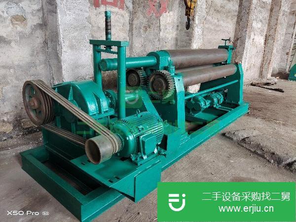 山東出售二手實(shí)心國標(biāo)W11-20*2200對(duì)稱式機(jī)械自動(dòng)卷板機(jī)