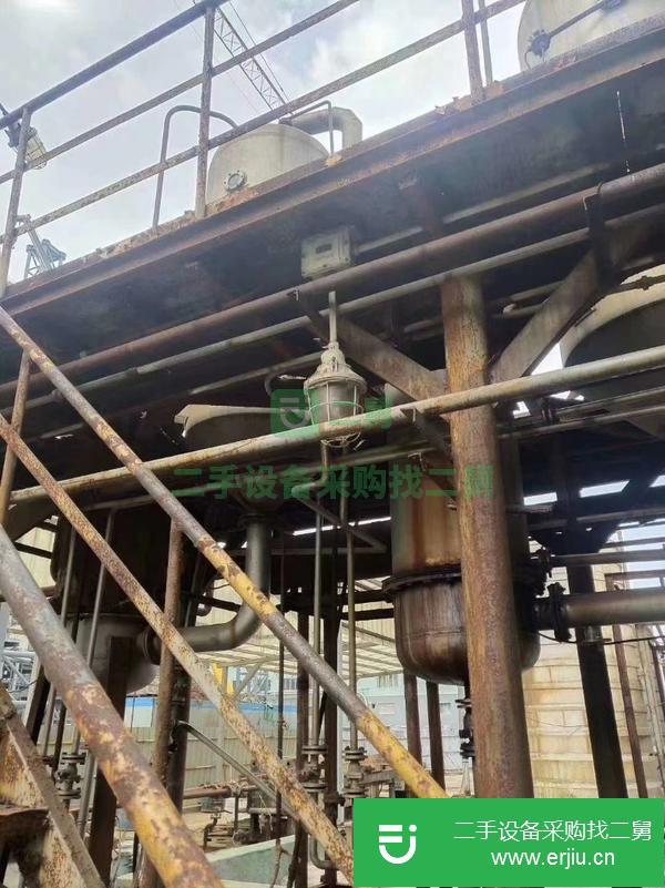 山東出售二手鈦材雙效兩噸蒸發器