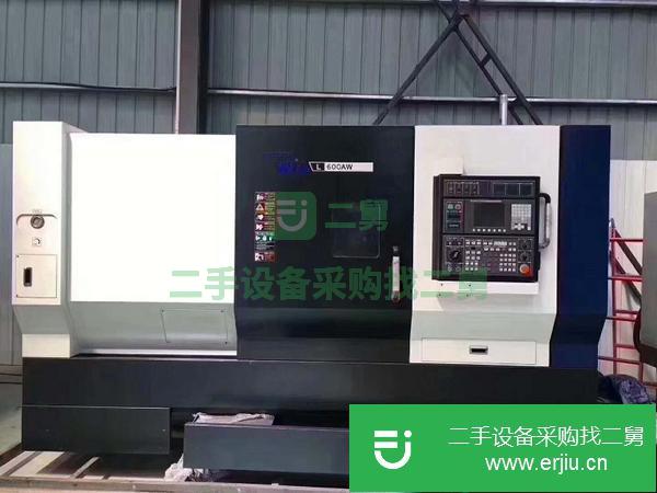 江蘇出售二手韓國現(xiàn)代威亞重型L600AW數(shù)控斜軌車床