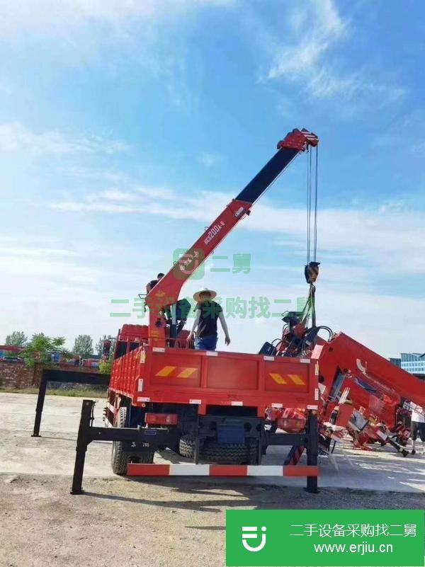 黑龍江出售二手東風前四后八噸隨車吊可分期付款
