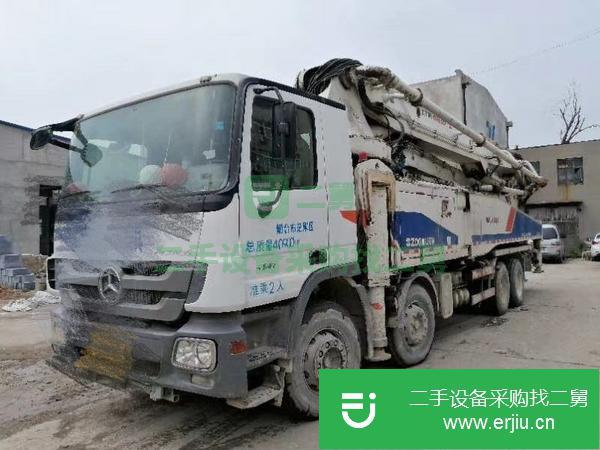 河北出售二手奔馳52米泵車，手續齊全
