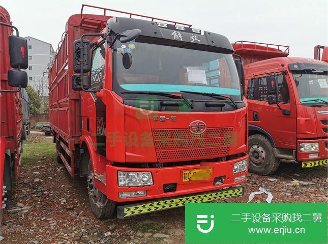 江西出售二手一汽解放J6F倉柵載貨車