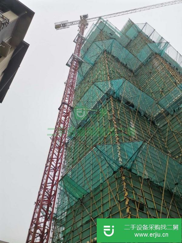 江蘇出售二手中聯5510塔吊2道扶墻