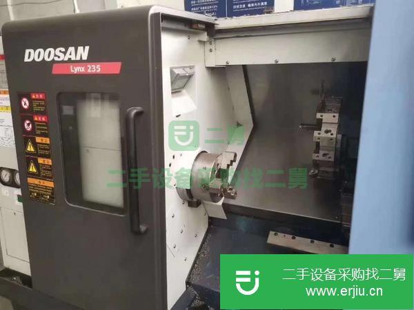 四川出售二手斗山數控斜軌車床