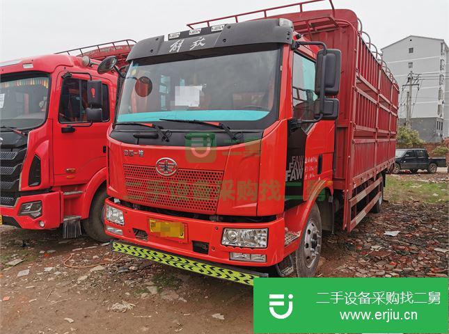 江西出售二手一汽解放J6F倉柵載貨車