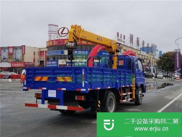 河南出售二手福田瑞沃黃牌吊車 配6.3噸吊機 云內130馬力