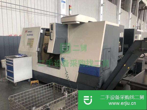 山東出售二手紐威NL504SA數(shù)控斜身車床