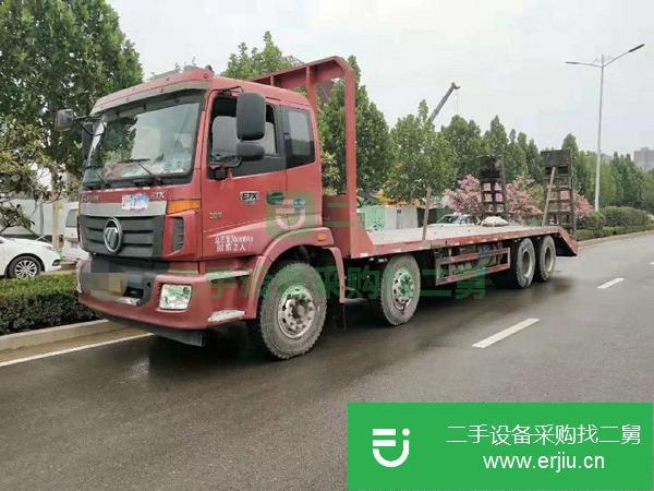重慶出售二手國五歐曼前四后八平板運輸車