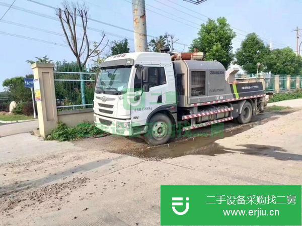湖南出售二手中聯(lián)10018車載泵國五排放標準手續(xù)齊全