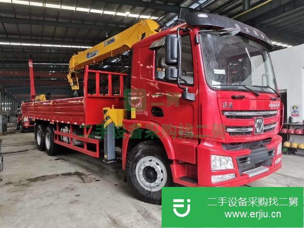 西藏出售二手徐工12噸雙聯泵隨車吊