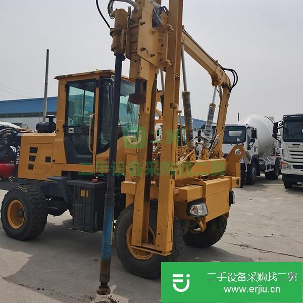山東出售二手高速護(hù)欄打樁機(jī)