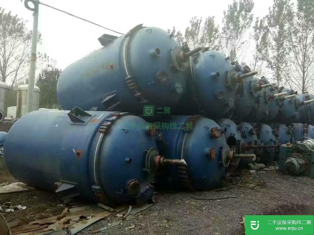 山東出售二手10L搪瓷反應釜