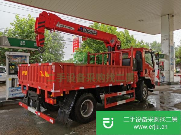 貴州出售二手5噸隨車吊藍牌