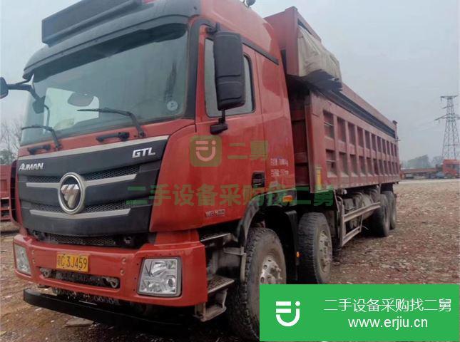 江西出售二手福田歐曼自卸貨車