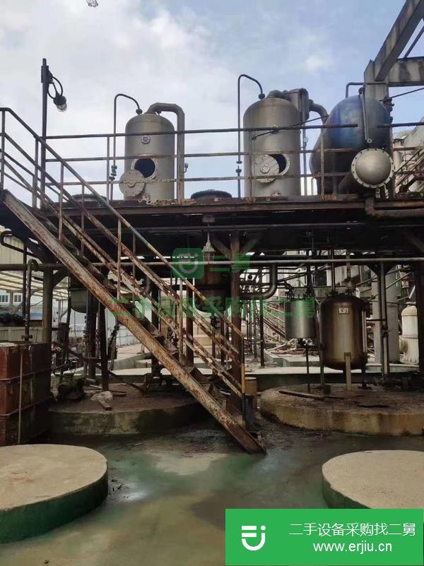 山東出售二手鈦材雙效兩噸蒸發器