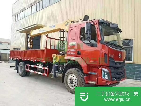 安徽出售二手10噸隨車吊，柳汽乘龍200馬力