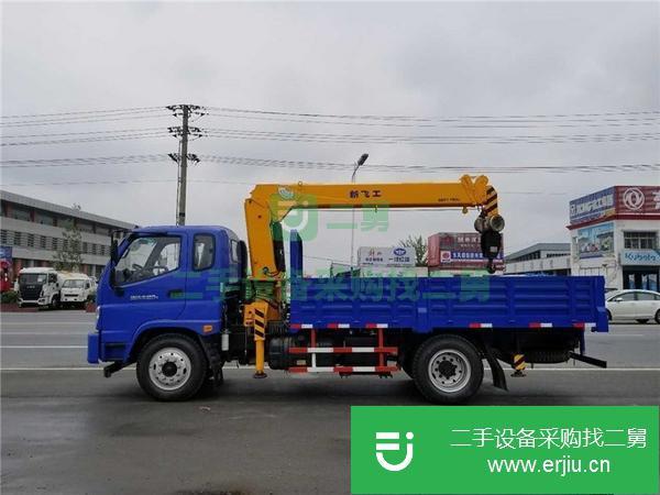 河南出售二手福田瑞沃黃牌吊車 配6.3噸吊機 云內130馬力