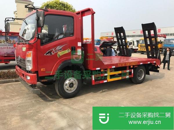 四川出售二手重汽王牌平板運(yùn)輸車