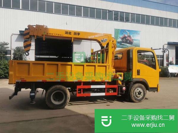 湖北出售二手5噸重汽豪曼云內130馬力隨車吊