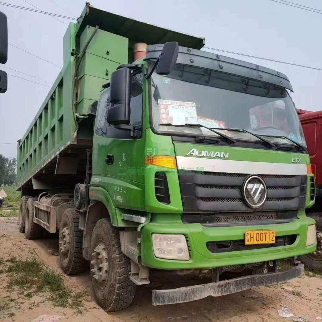 出售二手歐曼后八輪8.6米自卸車，可分期 包提檔