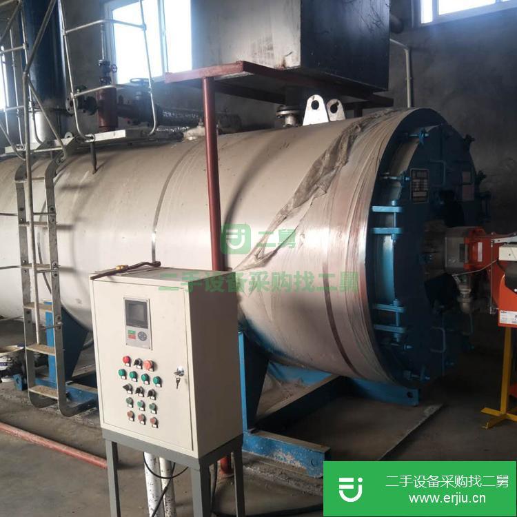 山東出售二手2噸燃氣熱水鍋爐