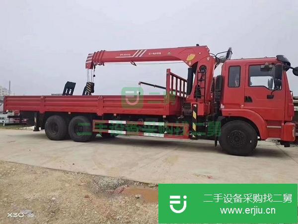 甘肅出售二手三一12噸隨車(chē)吊