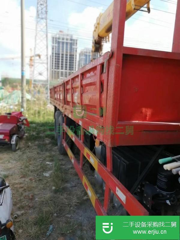 廣西出售東風暢行后八輪吊車 可提檔 上裝長興12噸4節臂吊機