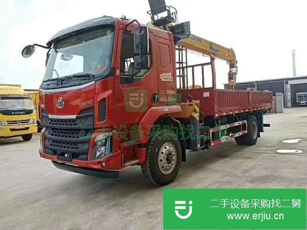 安徽出售二手10噸隨車吊，柳汽乘龍200馬力