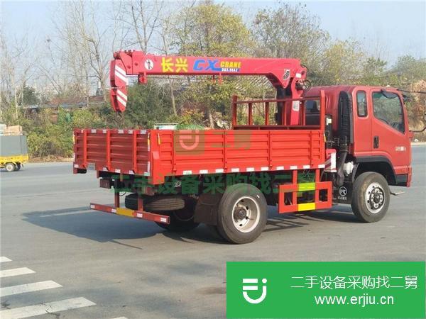 安徽出售二手凱馬藍(lán)牌隨車吊 可裝3.2噸吊機(jī)