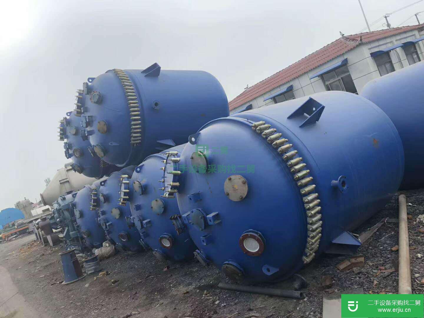 山東出售二手10L搪瓷反應釜