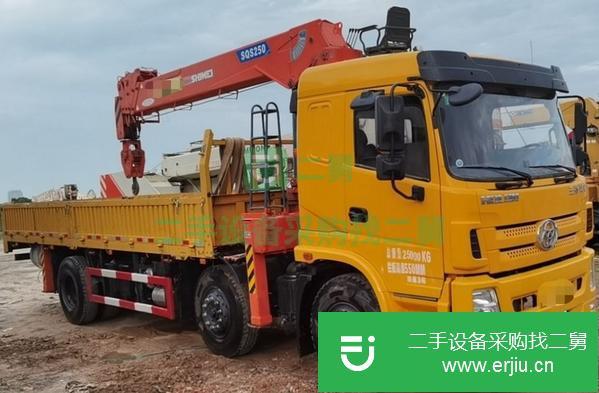 福建出售二手12噸5節臂隨車吊