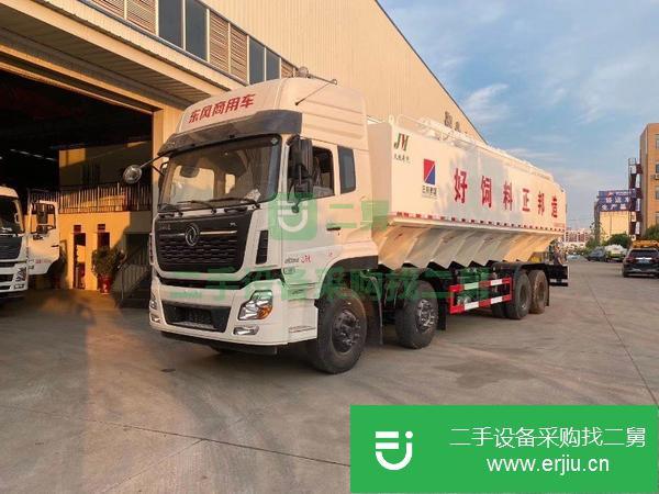 江蘇出售二手天龍散裝飼料運輸車